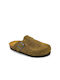 Anatomic Leather Women's Brown Slippers
