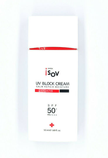 Isov Uv Block Sunscreen Cream Face SPF50 50ml