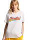 Superdry Vintage Vl Seasonal Damen T-Shirt Brilliant White