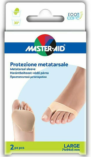 Master Aid Metatarsal Gel Patches Large 2pcs