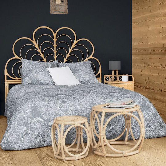 A-S Marie Super-King Graue Tagesdecken 240x260cm