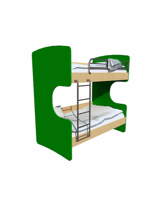 Scrill Kids Bed Bunk Single Green for Mattress ...