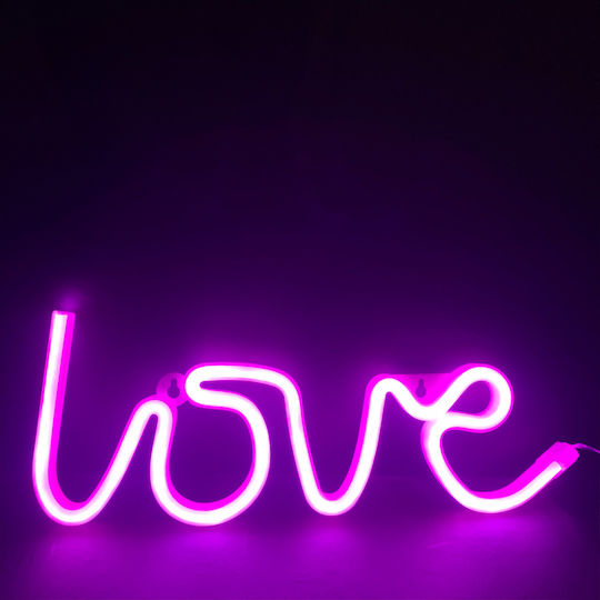 Aca Neon Φωτιστικό LED Love