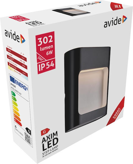 Avide AOSL6WW-AX Wall-Mounted Outdoor Ceiling Light LED IP54 6W with Warm White Light