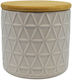 Ankor Vase Allgemeine Verwendung mit Deckel Keramik Beige 11x11x10.6cm