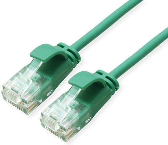 Roline U/UTP Cat.6a Ethernet Network Cable 0.30m Green