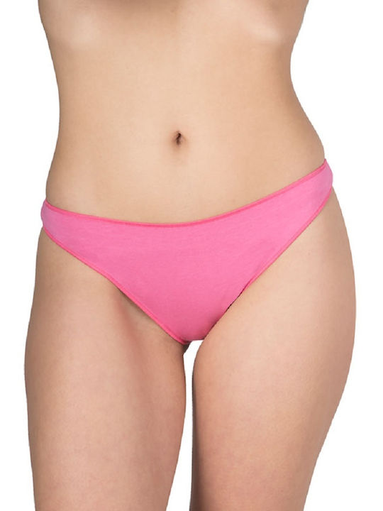 Brazil slip pentru femei A.A Cotton-Modal Pink