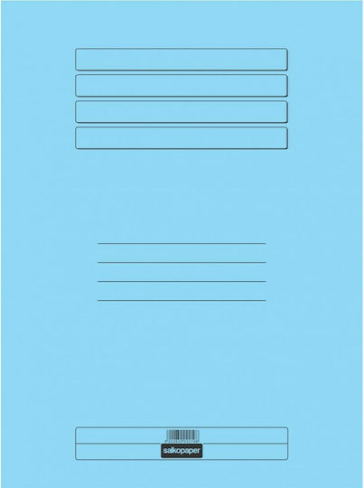 Salko Paper Φάκελος με Αυτιά για Χαρτί A4 Γαλάζιος 25x35cm
