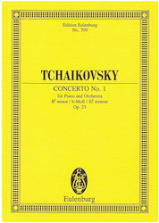 Editions Eulenburg Tchaikovsky Piano Concerto Nr.1 in Bb Minor Op.23 Παρτιτούρα για Ορχήστρα / Πιάνο