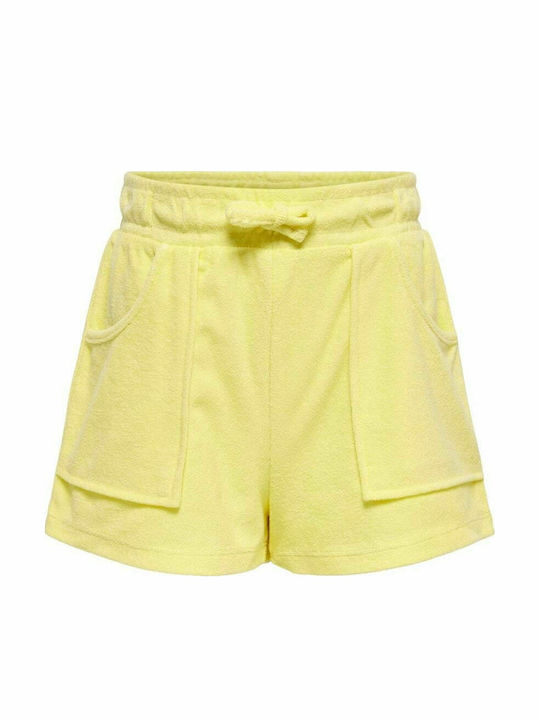 Șort/Salopetă Copii din Material Textil Galben