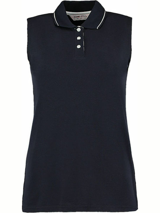 Kustom Kit Γυναικεία Διαφημιστική Μπλούζα Αμάνικη Navy/White