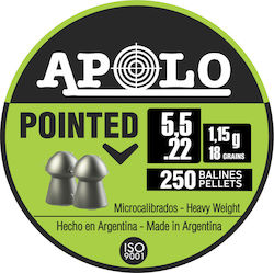 Apolo Apolo Pointed Pellets Luftgewehr 5.5mm 25...