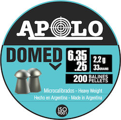 Apolo Apolo Domed Ποτηράκια (Pellets) Αεροβόλου