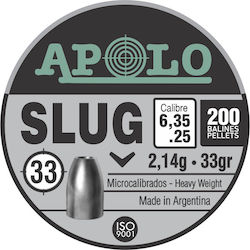 Apolo Slug Ποτηράκια (Pellets) Αεροβόλου