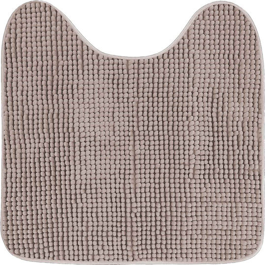 Douceur d'Intérieur Non-Slip Bath Mat Toilet L-C Sweety 1801171 Taupe 45x45cm