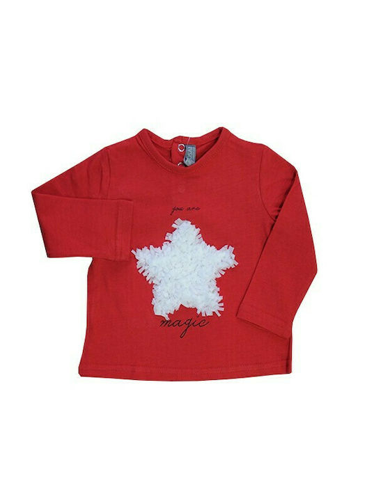 Losan Kids' Blouse Long Sleeve Red -B