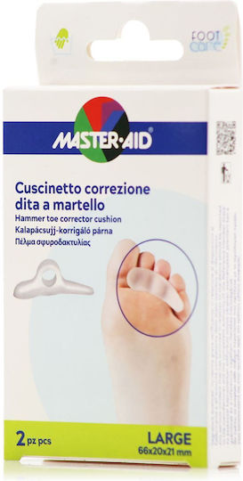 Master Aid Επιθέματα με Gel για τη Σφυροδακτυλία Large 2τμχ
