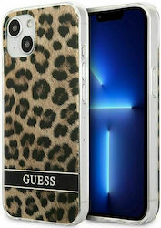 Guess Leopard Back Cover Plastic Brown (iPhone ...