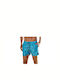 Bluepoint Men's Swimwear Shorts Turquoise with Patterns