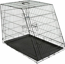 Kerbl Стоманена кутия за куче с 2 врати 75x52x61см