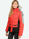 Icepeak Electra Ia 853226659-367 Женско Яке за Ски и Сноуборд Червен