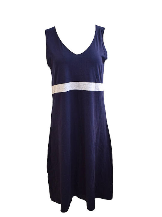 Bodymove Summer Midi Dress Navy Blue