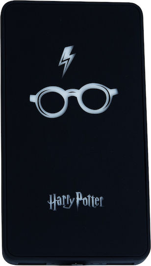 Lazerbuilt Harry Potter Power Bank 6000mAh с 2 USB-A порта Черен