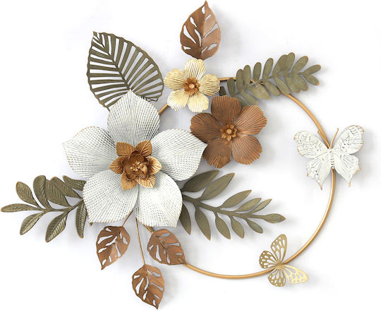 ArteLibre Metallic Wall Ornament 78x7x69cm 22SMA0965