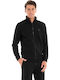 Men's Sweatshirt Jacket with Pockets Black