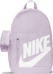 Nike Elemental Σχολική Τσάντα Πλάτης Γυμνασίου - Λυκείου Doll/White Μ31 x Π13 x Υ46εκ
