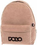 Polo Roy School Bag Backpack Junior High-High School in Pink color 2022