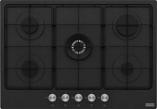 Franke Smart FHSM 755 4G DC ON E Onyx Smart Gas Cooktop Autonomous 73x51εκ.