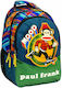 Paul Frank Skating Schulranzen Rucksack Grundschule mit Flaschenhalter Mehrfarbige 30lt 30 x 28 x 48cm