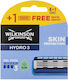 Wilkinson Sword Hydro 3 Capete de schimb cu 3 lame și bandă lubrifiantă 5buc