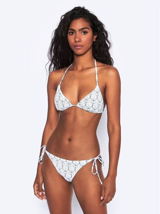 Karl Lagerfeld Bikini Slip White