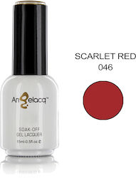Angelacq Ημιμόνιμο Βερνίκι Νυχιών Scarlet Red 0...