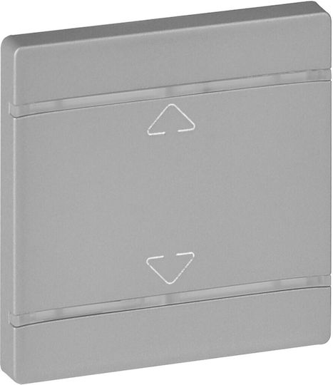 Legrand Valena Life Μετώπη Διακόπτη Ρολών σε Ασημί Χρώμα 755312