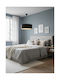 HomeMarkt Adjustable Pendant Light Black with Socket E27 38x20cm