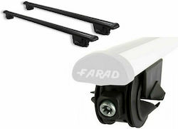 Farad Car Roof Bars Metallic for Mazda 5 6 626 Premacy 5D 120cm Black