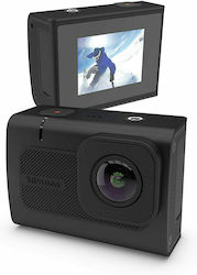 KitVision Venture Action Camera 4K Ultra HD Υποβρύχια (με Θήκη) με WiFi Μαύρη με Οθόνη 1.8"