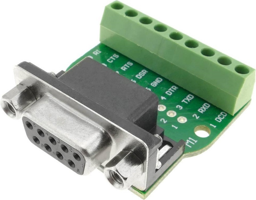 DB9 Female Screw Terminal to RS232/RS485 Conversion Board Skroutz.gr