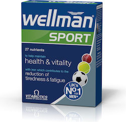 Vitabiotics Wellman Sport Health & Vitality 30 ταμπλέτες