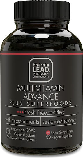 Pharmalead Multivitamin Advance Plus Superfoods Πολυβιταμίνη για Ενίσχυση του Ανοσοποιητικού 90 κάψουλες