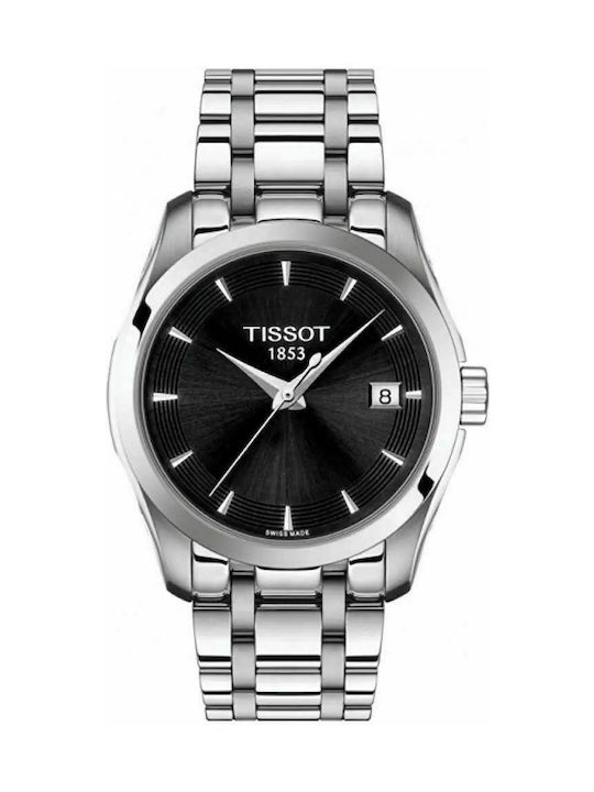 Tissot Couturier Watch with Silver Metal Bracelet