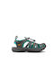 Keen Whisper Leather Women's Flat Sandals Sporty Darkshadow/Ceramic 1003717