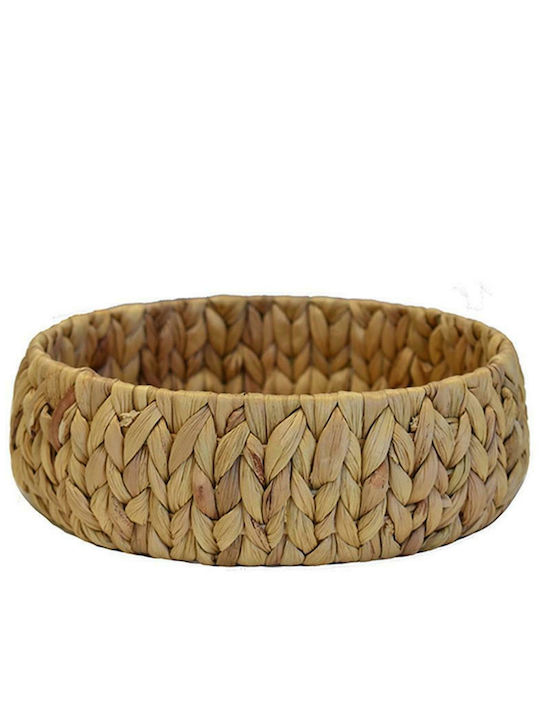 Wicker Decorative Basket 25x25x9cm Atmosphera