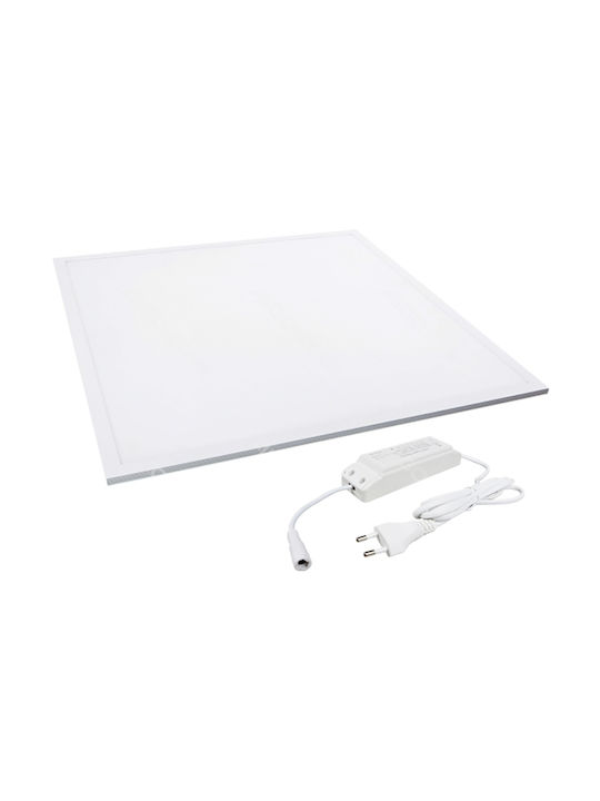 123led Panou LED Pătrat Încastrat 40W cu Lumină Alb Cald 3000K 59.5x59.5cm