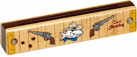 Die Spiegelburg Ξύλινο Πνευστό Φυσαρμόνικα Sharky