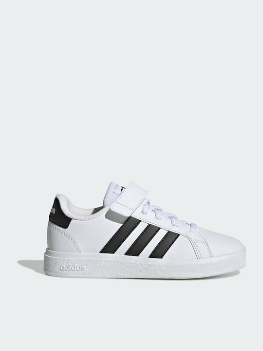 Grand Court GRAND COURT 2.0 Kids Sneakers with Scratch Cloud White / Core Black