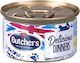 Butcher's Pet Care Classic Delicious Dinners Υγρή Τροφή για Ενήλικες Γάτες σε Κονσέρβα με Τόνο και Ψάρια χωρίς Γλουτένη 85gr
